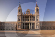 Almudena Cathetral (Santa Maria la Real de La Almudena), Plaza de la Armeria, Madrid, Spain