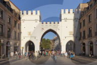 Karlstor Gate, Karlsplatz Square, Stachus, Munich, Bavaria, Germany