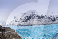 Vatnajokull glacier near Skalafsll, Iceland, Polar Regions