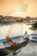 Boat in Hoi An, Vietnam, Indochina, Southeast Asia, Asia