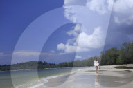 Asia, South East Asia, Cambodia, Sihanoukville, beach in Ream National Park (MR)