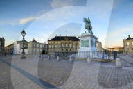 Statue of Frederick V, Amalienborg Palace Square, Copenhagen, Denmark