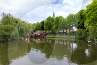 Dragon Boat Lake, Tivoli Gardens, Copenhagen, Denmark