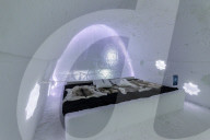Art suite, Ice Hotel, Jukkasjarvi, Kiruna, Norrbotten County, Lapland, Sweden