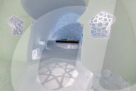 Art suite, Ice Hotel, Jukkasjarvi, Kiruna, Norrbotten County, Lapland, Sweden