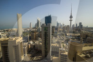 Overlook over Kuwait City, Kuwait