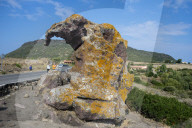 Elephant rock, near Casstelsardo, Sardinia, Italy