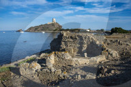 Nora archeological sight, Nora, Sardinia, Italy