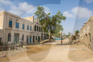 Old BBC radio station in the center of the coastal town of Berbera, Somaliland, Somalia