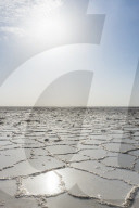 Pure salt in a salt lake, Danakil depression, Ethiopia