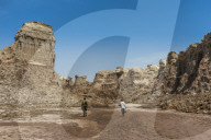 Sandstone formations in Dallol, hottest place on earth, Danakil depression, Ethiopia