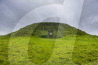 Unesco world heritage sight the Neolithic chambered cairn of Maeshowe, Orkney Islands, United Kingdom