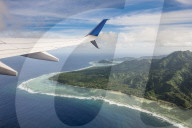 Aerial of the state of Kosrae. Federated States of Micronesia