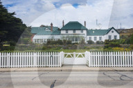 Governor's seat (Government House), Stanley, capital of the Falkland Islands, South America