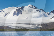 Beautiful glacial scenery of Salisbury Plain, South Georgia, Antarctica