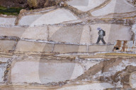 Maras Saltpan Salinas in the Sacred valley of the Incas, near Cusco.Peru