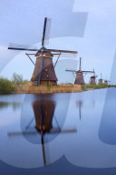 Kinderdijk windmill, Holland, Europe