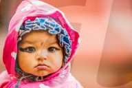 Baby with Coal-painted eyes