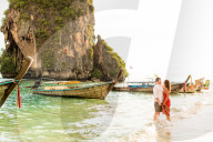 Sunset on Railay Beach in Krabi