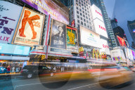 Times Square by night, New York City, USA