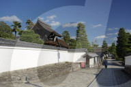 An alley in Myoshin-ji temple complex, Kyoto