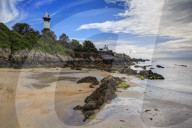 Inishowen Lighthouse, Inishowen, County Donegal, Ulster, Republic of Ireland, Europe