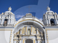 Santo Domingo church in the town of Ocotlan de Morelos, State of Oaxaca, Mexico, North America