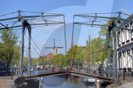 Canals and windmills at Schiedam, Netherlands