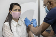 Home Secretary Priti Patel gets vaccinated