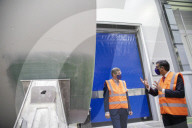 Rishi Sunak UK Chancellor of the Exchequer visits wind turbine manufacturer Siemens Gamesa in Hull