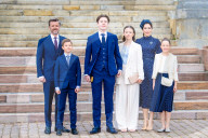 ROYALS -  Konfirmation von Prinz Christian von Dänemark in der Kirche auf Schloss Fredensborg