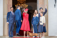 ROYALS -  Konfirmation von Prinz Christian von Dänemark in der Kirche auf Schloss Fredensborg