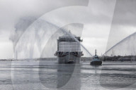 NEWS - Neues Kreuzfahrtschiff Iona von P&O läuft zum ersten Mal in Southampton ein