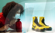 Sneakers Unboxed: Studio to Street Exhibition at the Design Museum, Kensington, London.