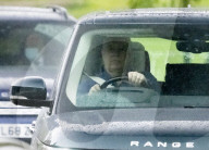 Prince Andrew On An Early Morning Horse Ride At Windsor