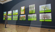 David Hockney: The Arrival of Spring, Normandy, 2020 at the Royal Academy of Arts as it re-opens to the public.