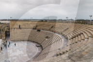 The ancient amphitheatre in Caesarea