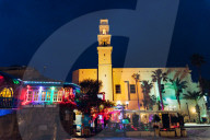 Jaffa, Israel at night