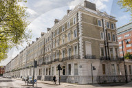 Traditional Georgian-style flats in South Kensington, London