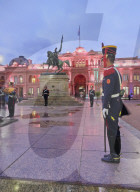 Twilight view of the Casa Rosada on Plaza de Mayo, City of Buenos Aires, Buenos Aires Province, Argentina, South America
