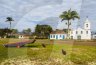 View of the Nossa Senhora das Dores Church, Paraty, State of Rio de Janeiro, Brazil, South America