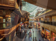 Poland, Masovian Voivodeship, Warsaw, City Center, Golden Terraces Shopping Mall interior