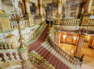 Interior view of the Theatro Municipal, Rio de Janeiro, Brazil, South America