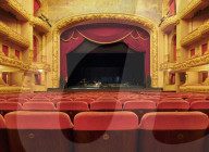 Interior view of the hall of the Theatro Municipal, Rio de Janeiro, Brazil, South America