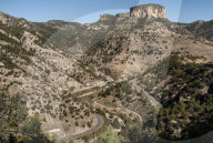 Volcanic plateau of Sierra Tarahumara (above Copper Canyon), Chihuahua, Mexico