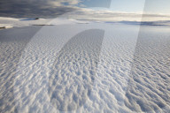 Snow covered landscape in winter, near Jokulsarlon, South Iceland