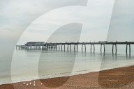 Deal Pier, Deal, Kent. The Pier houses Jasin's Restaurant.