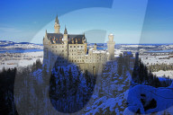 Neuschwanstein Castle near Schwangau, AllgÃ¤u, Bavaria, Germany