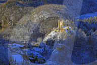 Hohenschwangau Castle near Schwangau, AllgÃ¤u, Bavaria, Germany