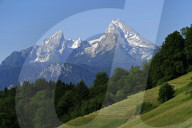 Watzmann Mountain (2713m), Berchtesgaden, Upper Bavaria, Bavaria, Germany